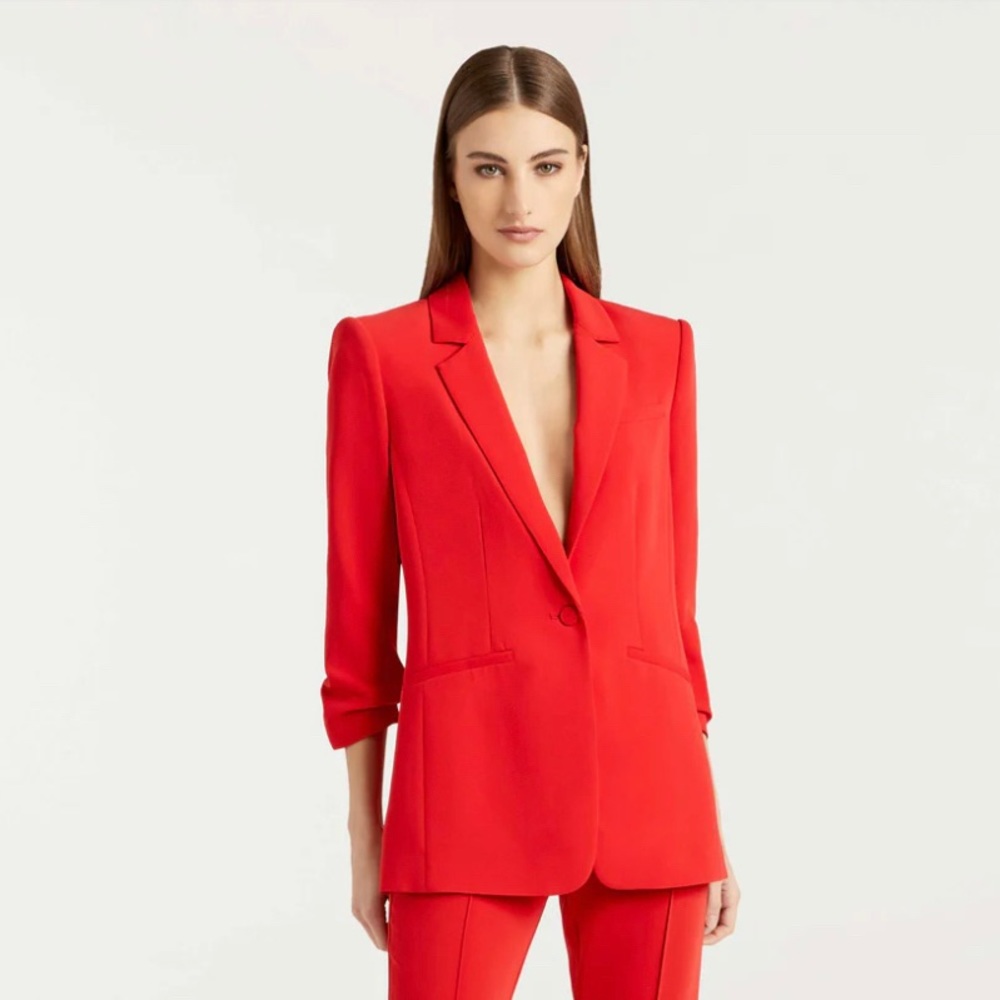 CINQ A SEPT CREPE KHLOE BLAZER